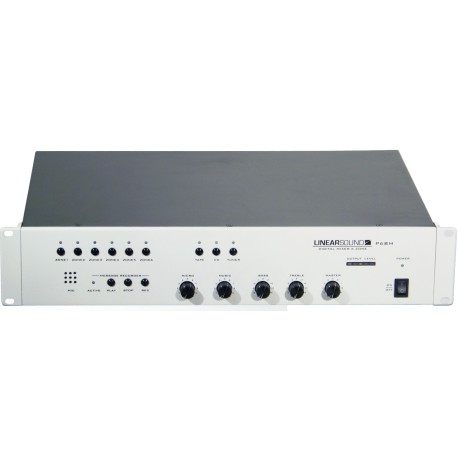 6-ZONE AMPLIFIER WITH BUILT-IN MESSAGE READER