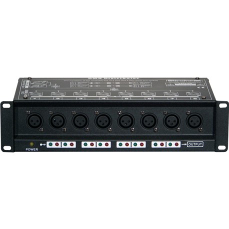 DMX DISTRIBUTOR 8 XLR3 OUTPUTS