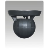 Black omnidirectional speaker 60w / 30 / 20 / 10 / 7.5 100v