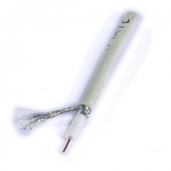 CABLE COAXIAL 75 Ohms PUC WHITE – PRICE IN km