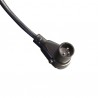 Flexible coude 45cm 4 LED XLR3
