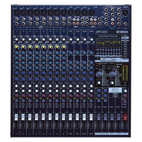 Console de mixage amplifiée 8 mono + 4 stereo + 2 return 2*500W