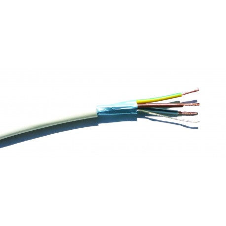 16 CONDUCTORS SHIELDED BLACK CABLE - PRICE IN km