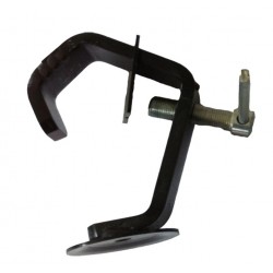 HOOK WITH PLATE BIG MODEL 70mm BLACK