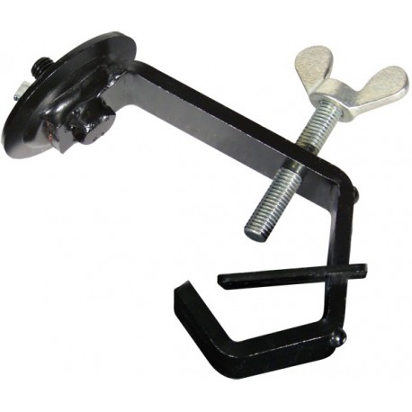 HOOK WITH COUNTER PLATE BLACK