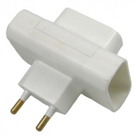 Triplite blanche 2P+T 10/16A + éclipse