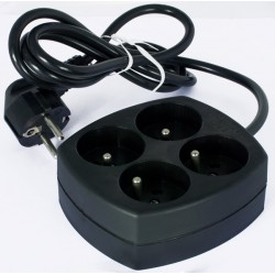 Bloc 4 prises carré
