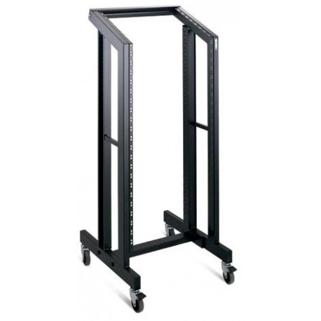STAND FOR TUBULAR RACK 25U, WITH 4 WHEELS