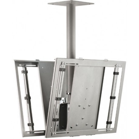 CEILING STAND FOR 2 SCREENS, 40-52° - SLOPE +20/-10° - ROTATION 360°