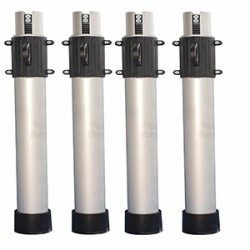 SET OF 4 TELESCOPIC FEET 0.40 - 0.60m