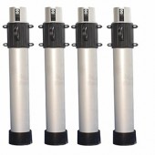 SET OF 4 TELESCOPIC FEET 0.40 - 0.60m