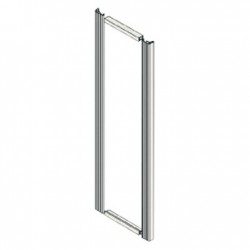 Paire de profils de finition pour armoire sans porte