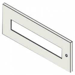 Plastron prédécoupé en tole 600 x 200 mm