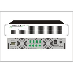 Amplificateur 4 canaux 4*500w 100v class d 19p 2u 10kg pour sonorisation de sécurité