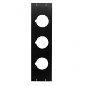 19" 3U FACE PLATE FOR 3 P17 32A TETRA