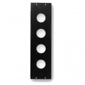 19" 3U FACE PLATE FOR 4 PC 10/16A