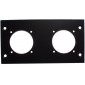 160x80 FRONT PANEL FOR 2 PC 10/16A