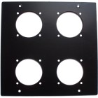 160x360 FRONT PANEL FOR 4 PC 10/16A