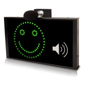 Autonomous smiley educational display with micro kit
